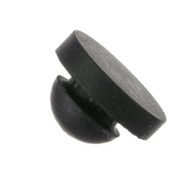 A close-up of a black rubber Anets grommet.