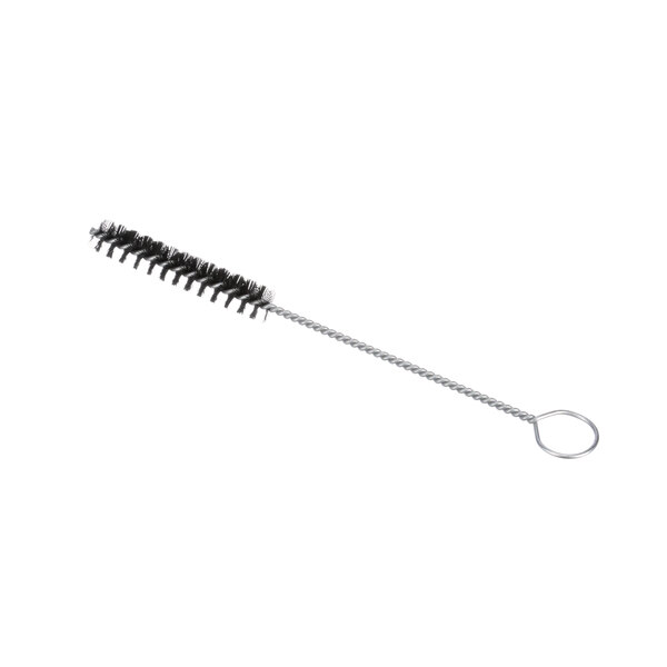 A black and silver BKI fryer equipment cleaning brush with a metal handle.