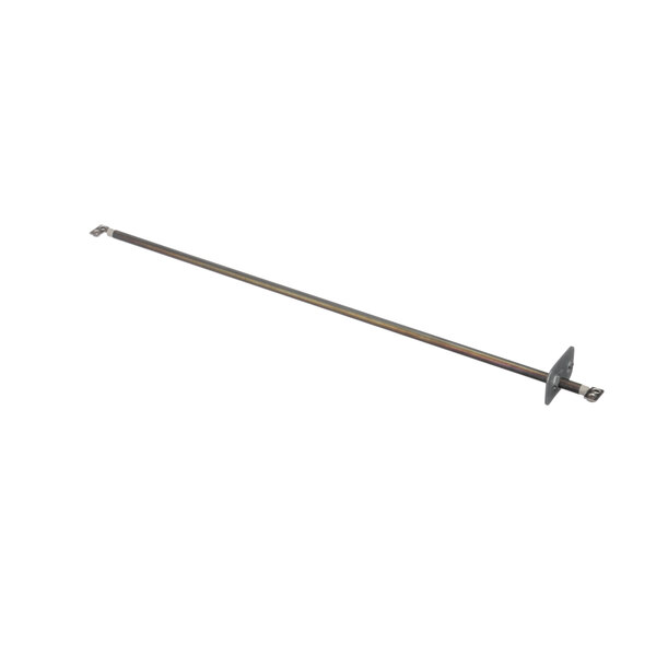 A long metal rod with a screw on it.