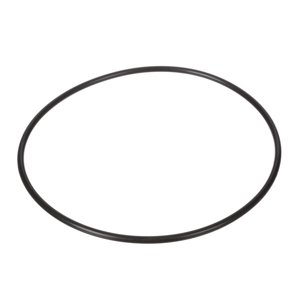 A black rubber circle, an O-ring seal plate.