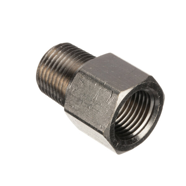 An Accutemp 1/2in X 1/2in threaded pipe adapter.