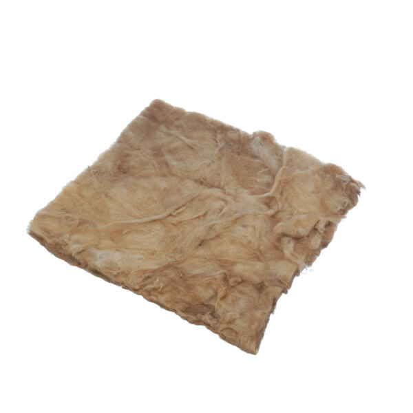 A piece of brown insulation material.