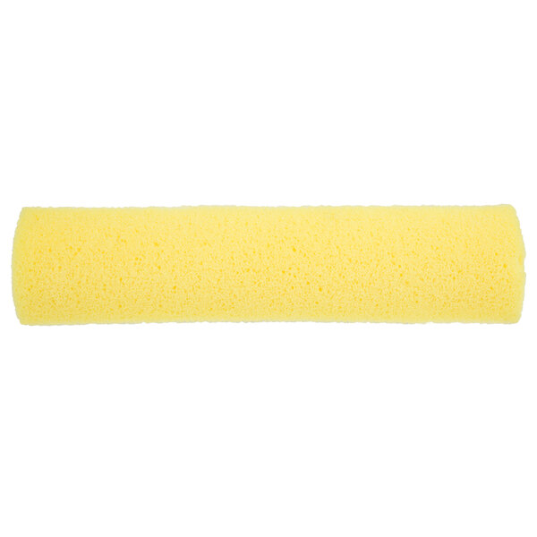 A yellow Carlisle foam sponge mop refill.