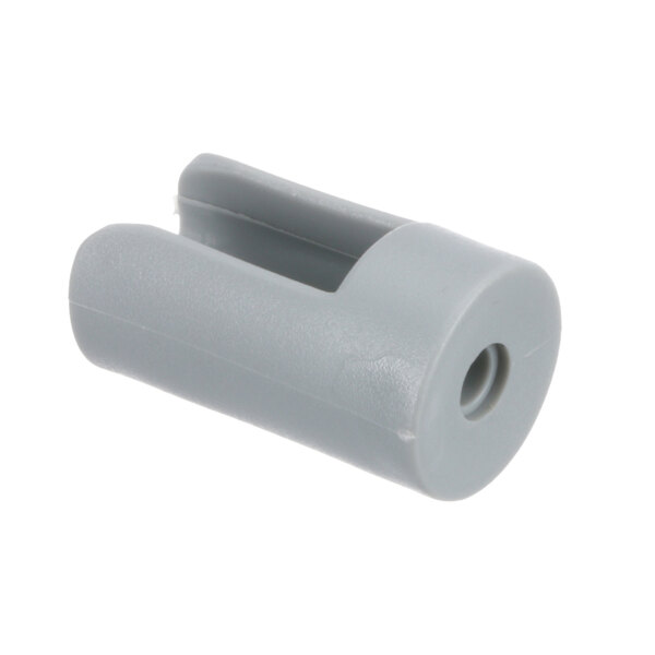 A grey plastic Insinger guide support with a hole.