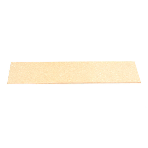 A beige Randell rectangular cutting board on a white background.