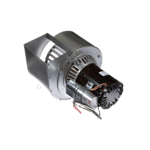 A Middleby Marshall 62343 blower motor with a small metal fan.