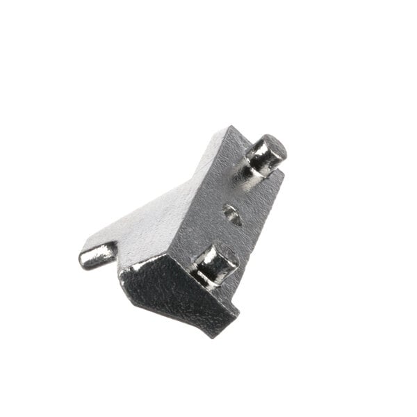 A metal bracket for a Bizerba arrester with two screws on it.