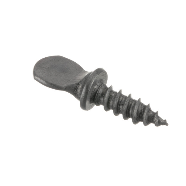 A close-up of a Continental Refrigerator thumb screw with a black head.