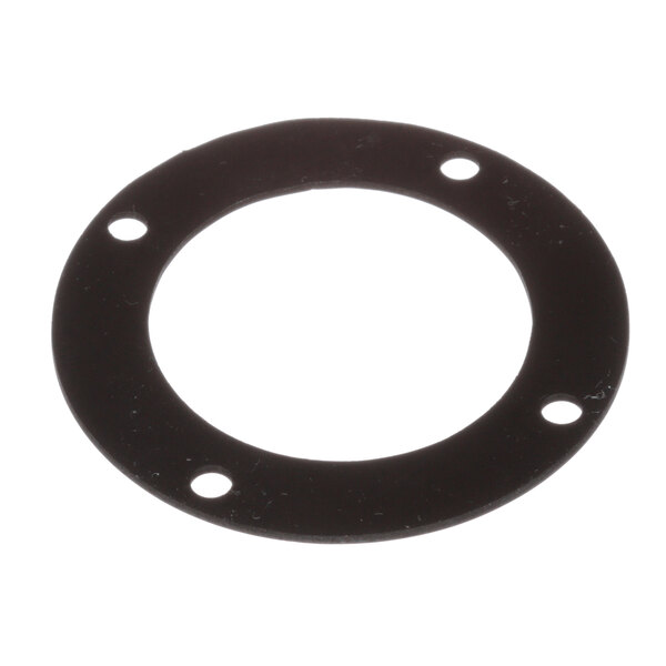 A black Hobart gasket with holes.