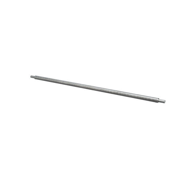 A metal rod with a handle on a white background.