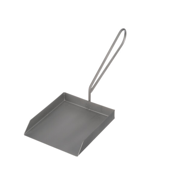 A square metal pan with a handle.