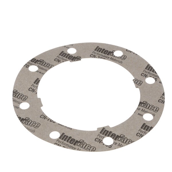 An Alliance 39122 gasket with holes in it.