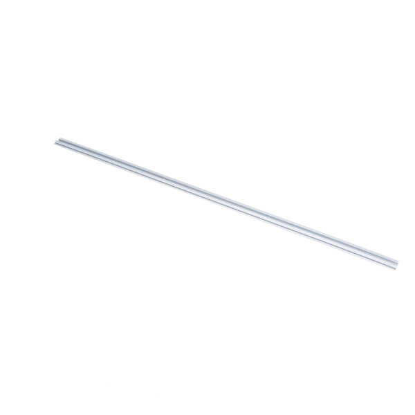 A long thin metal rod with a silver tip on a white background.