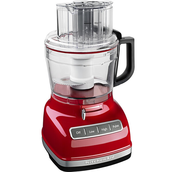 KitchenAid KFP1133ER Empire Red 11 Cup Food Processor with ExactSlice