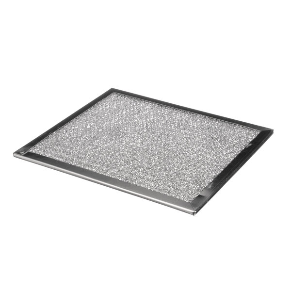 A silver rectangular Traulsen air filter with a silver mesh screen.
