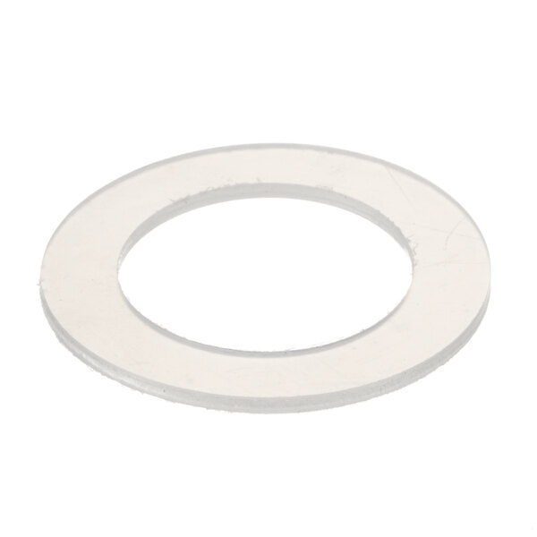 A white oval spacer with a white circle inside.