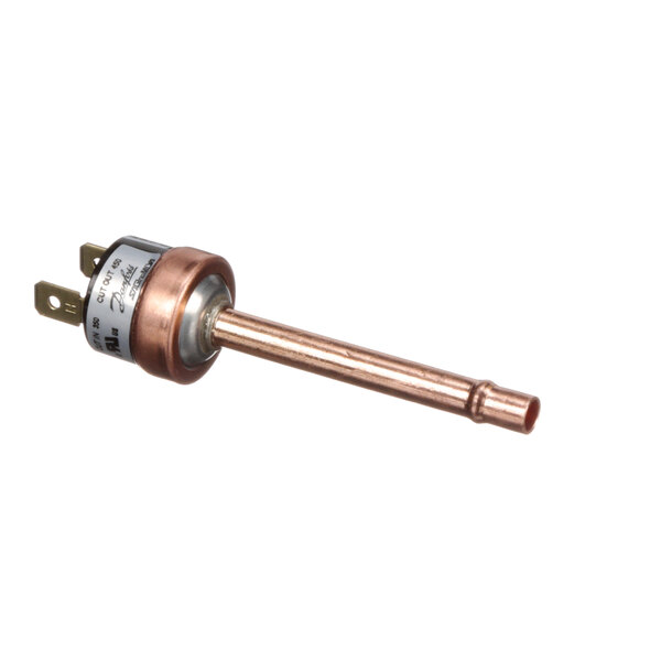 A close-up of a copper and silver Scotsman Hi Press Switch