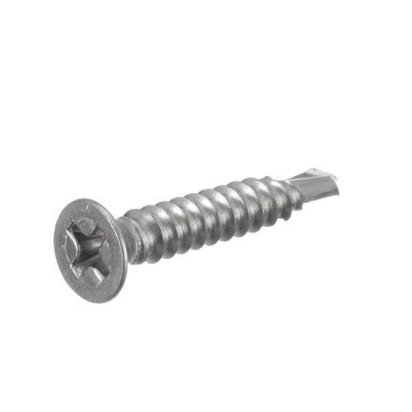 A close-up of a Duke 155939 screw.