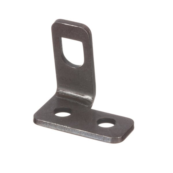 A TurboChef metal corner bracket with holes.