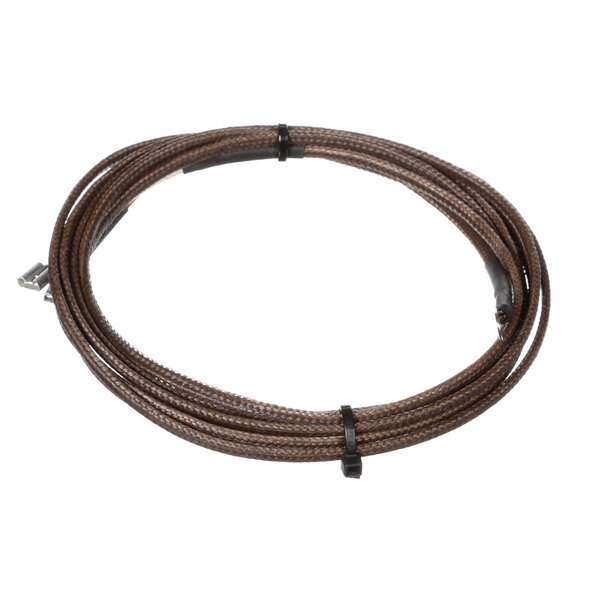 A brown Crown Steam thermocouple cable with a black wire.