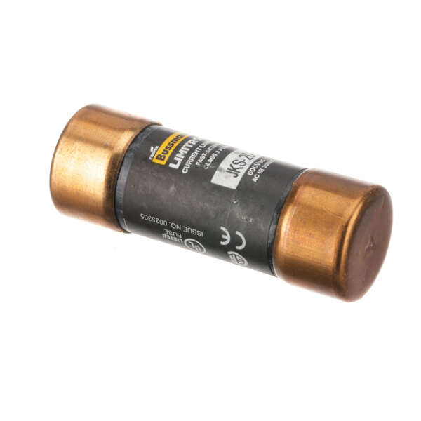 A close-up of a Champion 112062 fuse with a copper cap.
