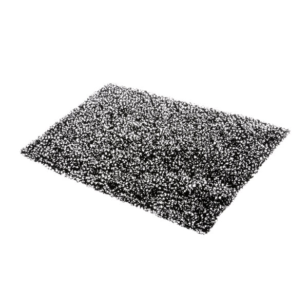A black and white speckled square Cornelius dryer filter.