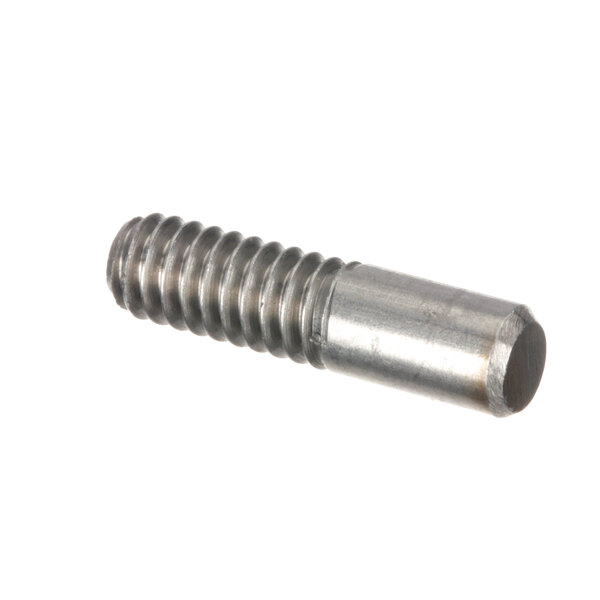 A close-up of a Traulsen 1/4-20 stud screw with a metal head.