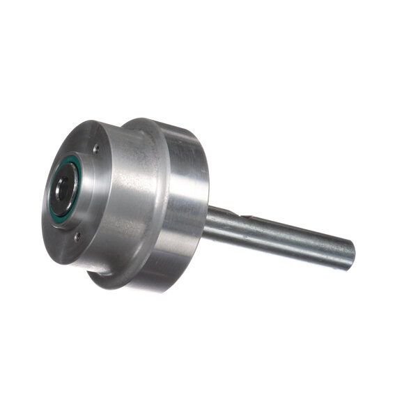 A Globe M319 knife hub assembly with a metal shaft and round center.