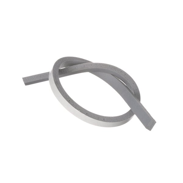 A grey silicone rubber band.