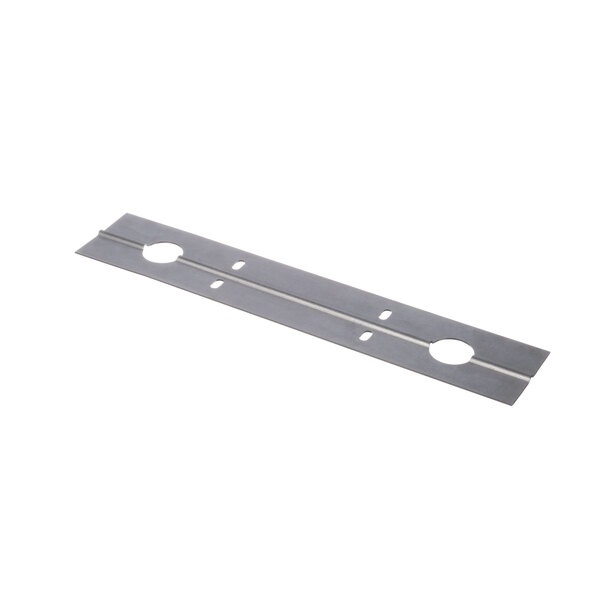 A metal strip with holes.