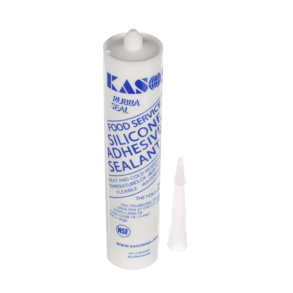 A white Norlake silicone sealant tube with blue text.