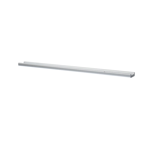 A white metal bar with a metal handle.