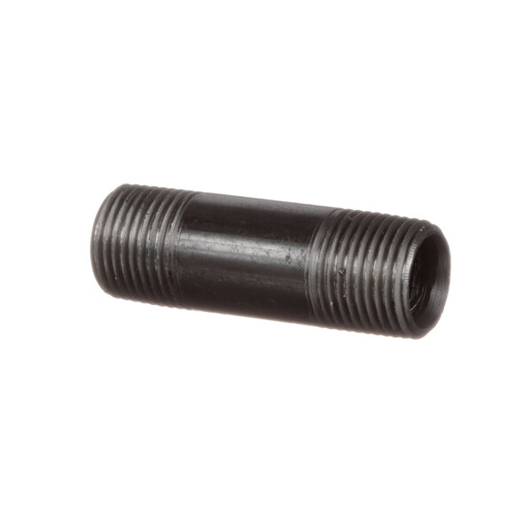 A black threaded pipe.