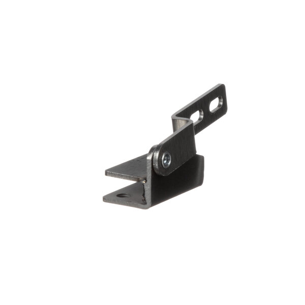 A black metal Structural Concepts Pivot bracket with a screw.