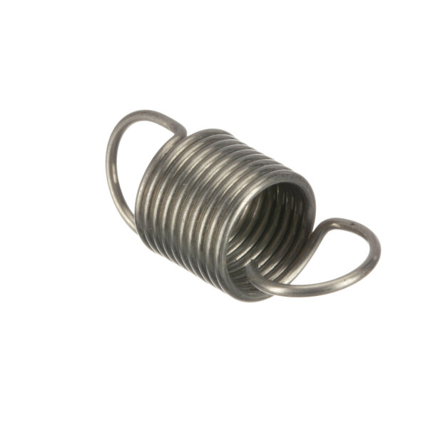 A close-up of a Bizerba Tension Spring, a coiled metal spring with a small hole in it.