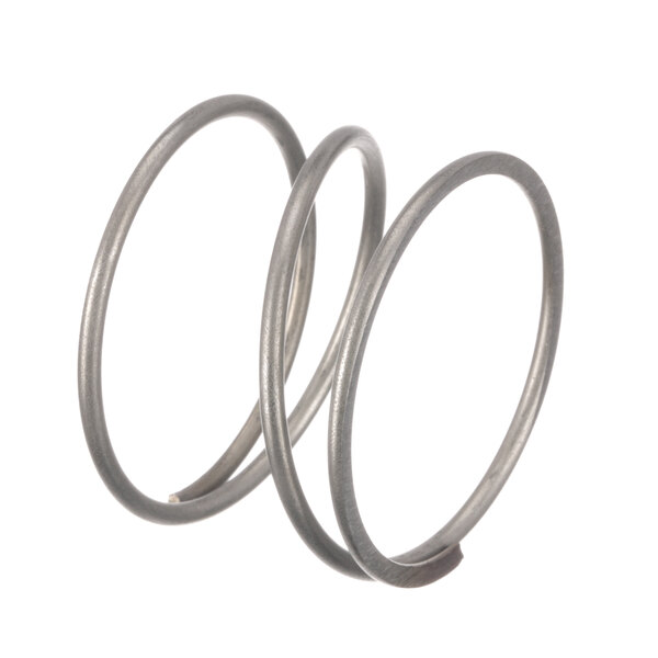 A close-up of a Hobart Adj Nut Spring metal ring on a white background.