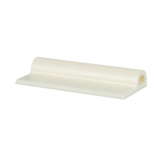 A white plastic tube with a handle for a Hobart mixer lid scraper on a white background.