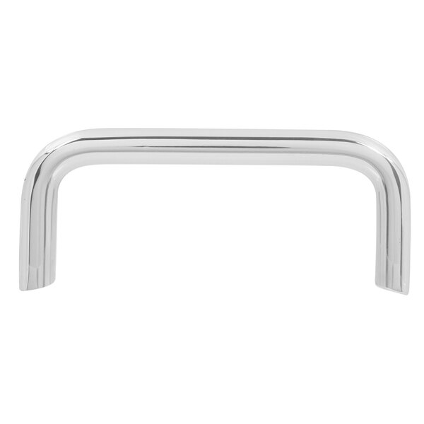 A silver metal handle for a Vollrath Avenger chafer cover.