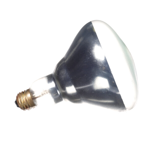 A close-up of a Hatco safety coated light bulb.
