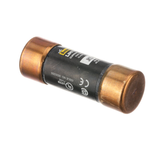 A close-up of a copper and black Champion Fuse.