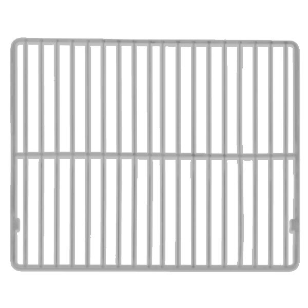 A white metal grid with many lines on it.