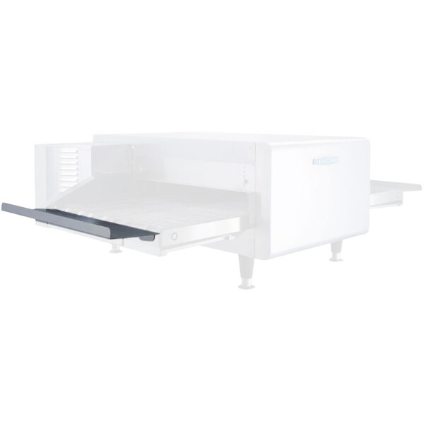 A white TurboChef conveyor oven extension.