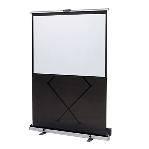 A black rectangular object with a white screen and black frame.
