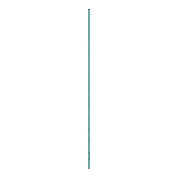 A long thin blue pole with a rectangular blue tip.