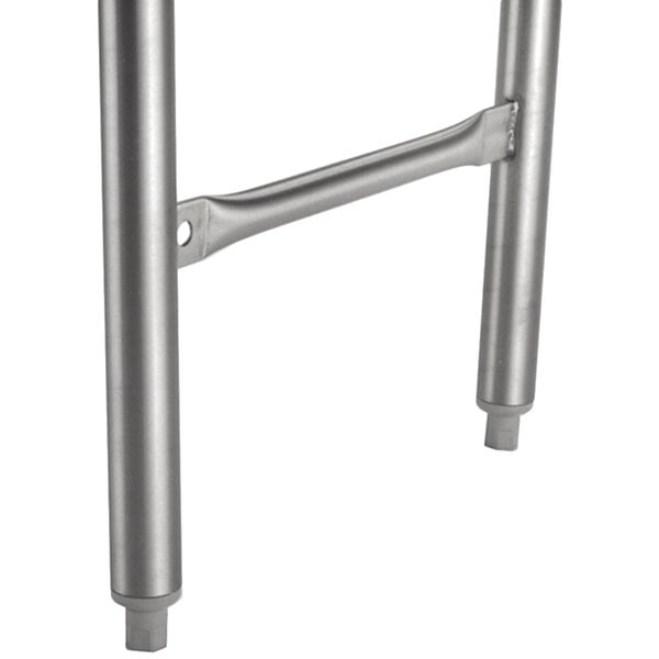 A stainless steel Eagle Group H leg set.