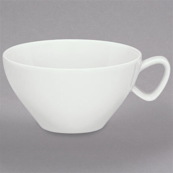 A Schonwald white porcelain cup with a handle.