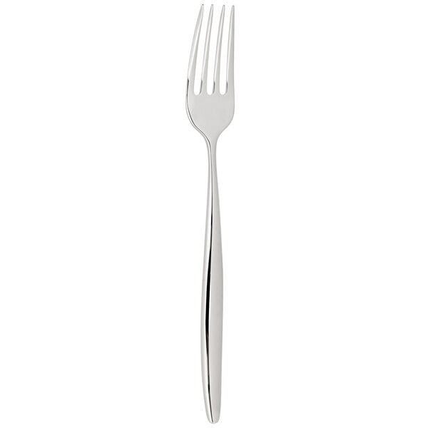 A silver Chef & Sommelier stainless steel salad/dessert fork with a black stripe on the handle.