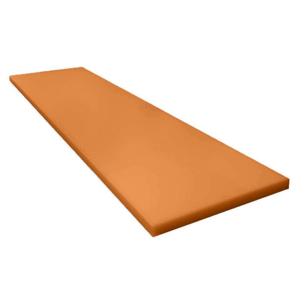 A brown rectangular True composite cutting board with white background.