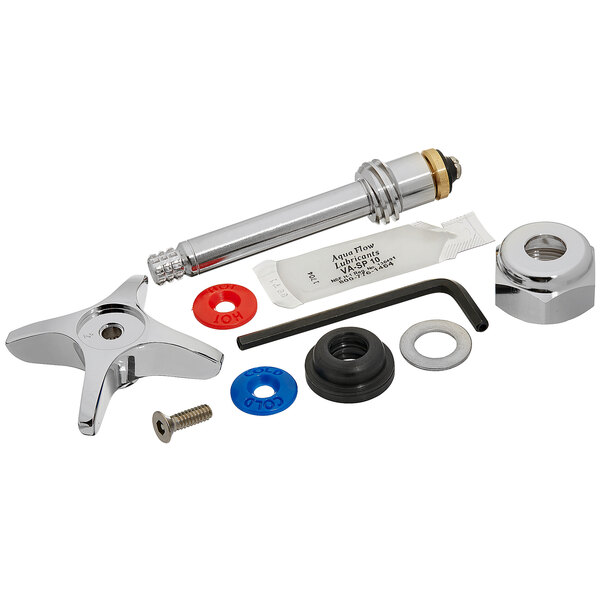A Fisher right hand swivel stem repair kit with various metal parts.