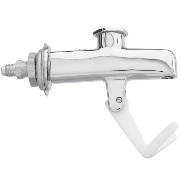 A Fisher stainless steel glass filler head with a flare fitting and 1/2" NPT male inlet.